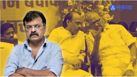 NCP Crisis jitendra awhad ajit pawar old video allegation on election commission latest political news