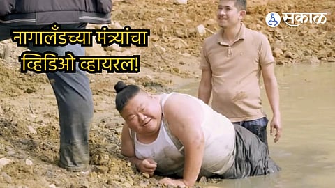 Nagaland minister Temjen Imna Along stuck in pond