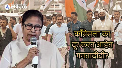 Behind west bengal tmc Mamata Banerjee attack on Congress fear of split in Muslim vote know the fact