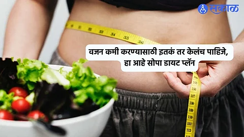 Weight Loss Diet : वजन कमी करण्यासाठी इतकं तर केलंच पाहिजे, हा आहे हेल्दी डायट प्लॅन 