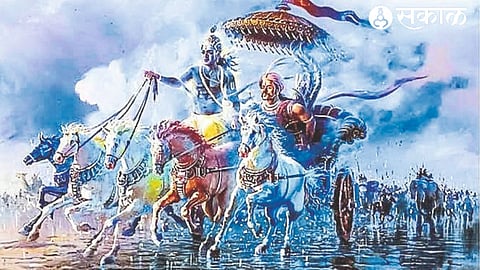 shri krishna & Arjun