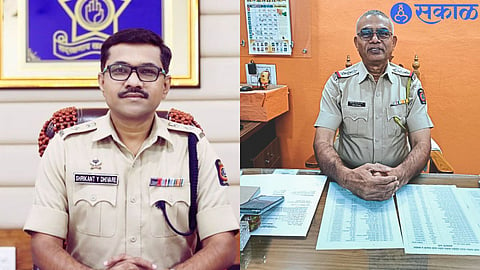 District Superintendent of Police Shrikant Dhiware, Police Inspector Nivritti Pawar
