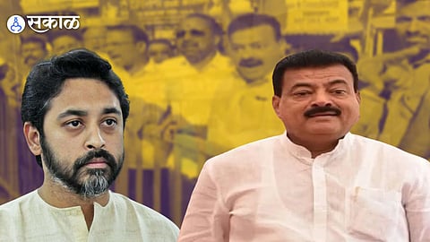 BJP Nilesh Rane convoy vehicles attacked in guhagar chiplun Bhaskar jadhav BJP Uddhav Thackrey Faction clashed