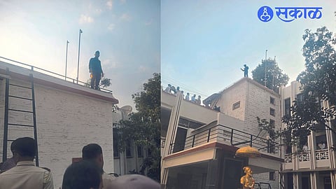 Men Climbing on ZP office