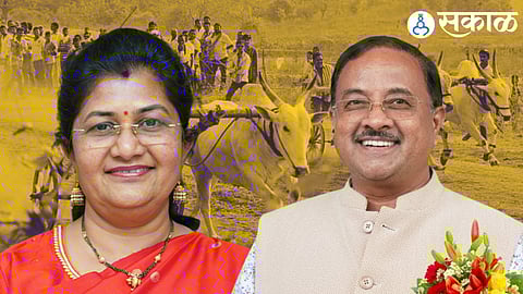 Bireswar Yatra at Examba Jolle Group Bullock Cart Race