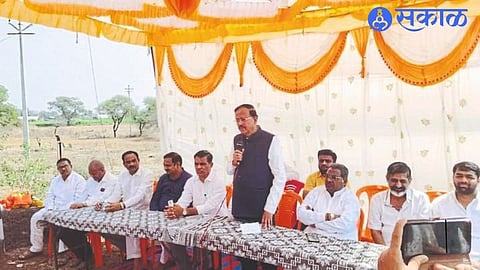 Speaking at the Bhoomipuja of road development, MP Dr. Subhash Bhamre
