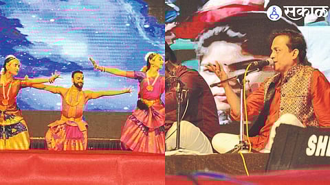 Moments of Bharatnatyam, Khandesi dance performance on the second day of Mahasanskrit Mahotsav.