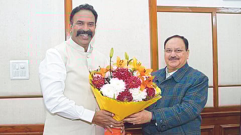 BJP President JP Nadda Ranjitsingh Naik-Nimbalkar