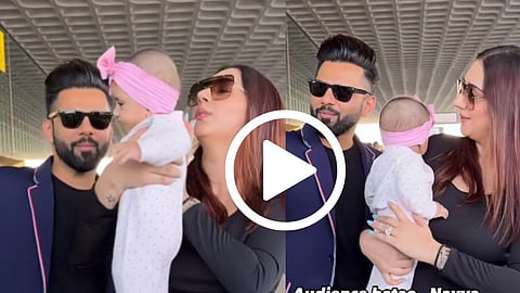 Rahul Vaidya: क्यूटनेस ओव्हरलोडेड! राहुल वैद्य आणि दिशा परमारच्या लेकीची पहिली झलक; पाहा व्हिडीओ