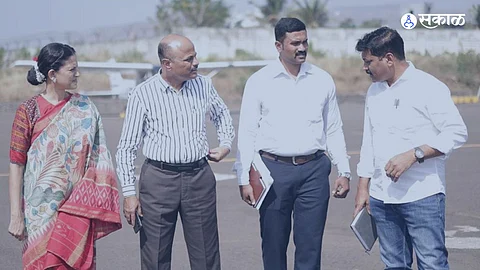 karad airport near removes tower and construction site order to satara administration officials