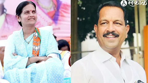 Bharti Pawar and Bhaskar Bhagre.