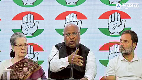 Congress Mallikarjun Kharge raise question and fair elections and democracy in country in danger