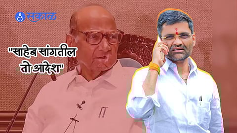 Sharad Pawar_Nilesh Lanke