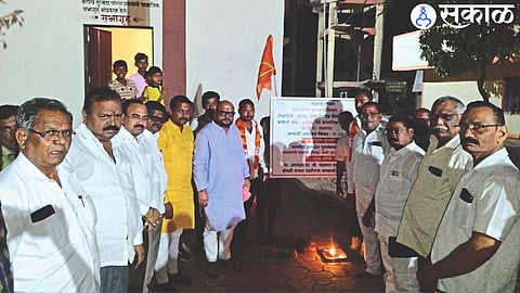 Guardian Minister Gulabrao Patil laying the groundwork for various development works