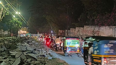 Bharati Vidyapeeth area Traffic