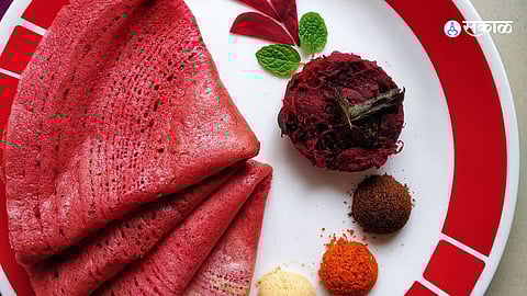 Beetroot Dosa Recipe