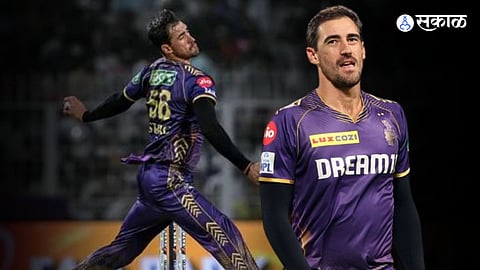 kkr vs srh mitchell starc Marathi News