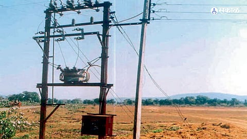 fifteen year old transformer will be change water to crop agriculture