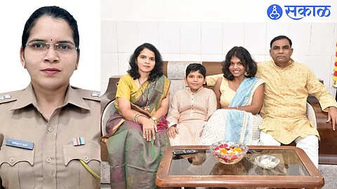 Deputy Commissioner of Police Monica Raut with her family