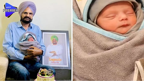 Sidhu Moose Wala: सिद्धू अन् वडिलांसह 'टाइम्स स्क्वेअर'मध्ये झळकला ज्युनिअर मूसेवाला, पाहा व्हिडिओ