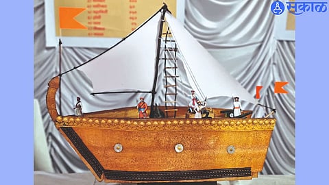 replica of armor exhibition held at Mahasanskruti Mahotsav held at the Police Drill Ground.