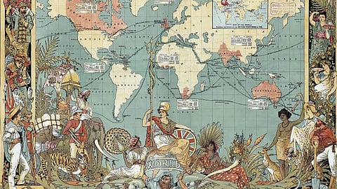 Colonial love and pomp in England