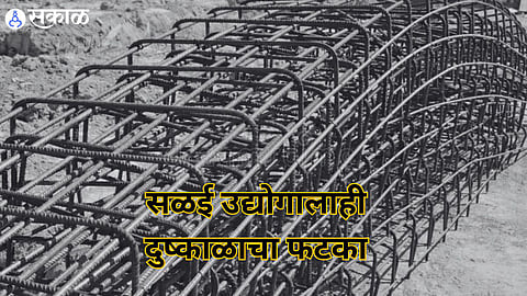 Drought : सळई उद्योगालाही दुष्काळाचा फटका ; दर कमी होऊनही मागणी घटली,उद्योजकांचे मत