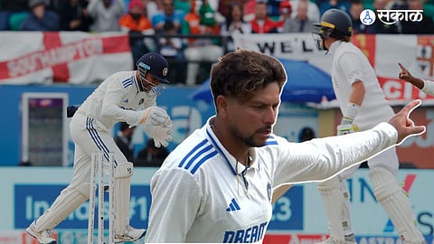 Dhruv Jurel on Kuldeep Yadav Ollie Pope Wicket Video Marathi News