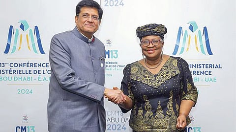 ngozi okonjo aavola with piyush goyal