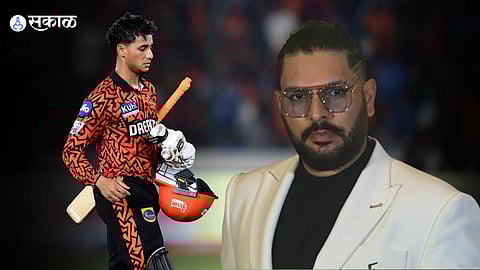 Yuvraj Singh on Abhishek Sharma Marathi news