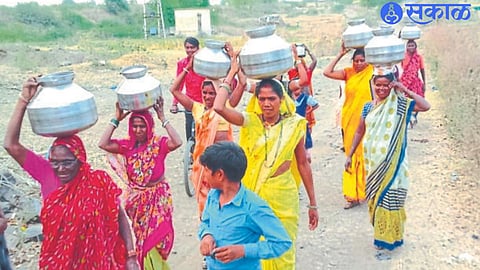 Women fetching drinking water.