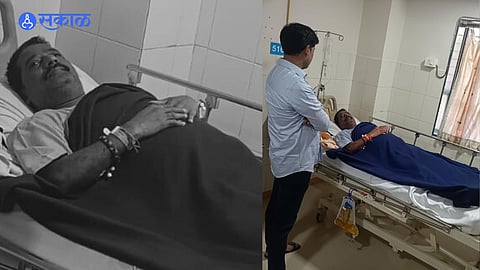 Shivsena: खासदार डॉ. शिंदेनी घेतली आजारी शिवसैनिकाची भेट; केली विचारपूस