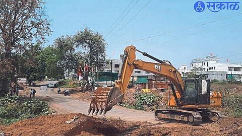 Nagjiri Bridge on Juna Sawada Road has started work.