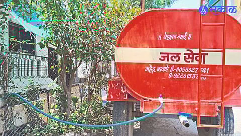 Water supply by tanker.