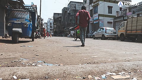 A speed breaker
been created on the road near Bhopura Chowk.