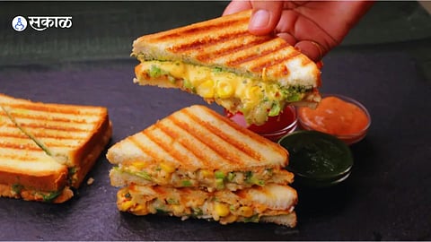 Corn Cheese Sandwich