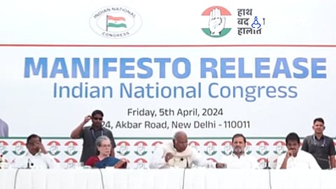 Congress Manifesto release