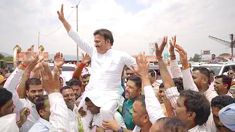 Mahavikas Aghadi candidate Shashikant Shinde