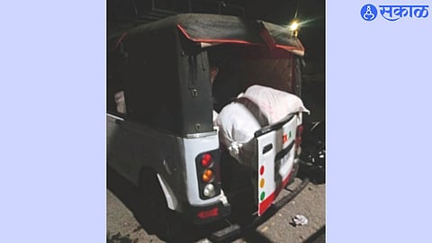 Shindkheda Gutkha seized by the police near the railway station here.