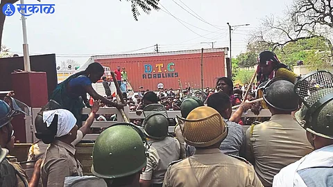 Crime against mob in case of attack on police