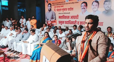 Sangli Lok Sabha Mahavikas Aghadi candidate Chandrahar Patil