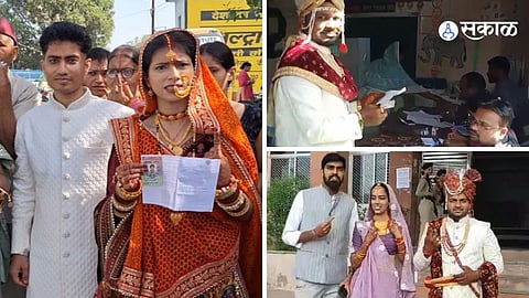 Bride-Groom Voting|Loksabha Election 2024