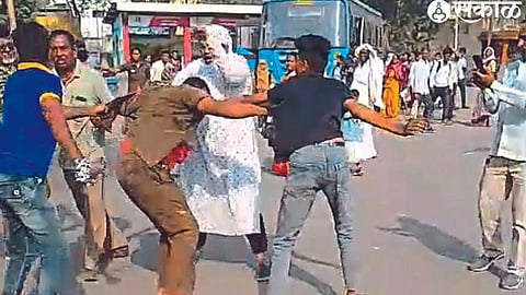 Beating the bus driver.