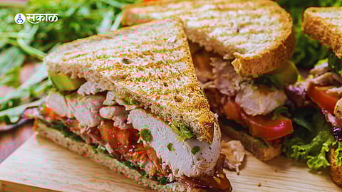 Egg Bhurji Sandwich Recipe