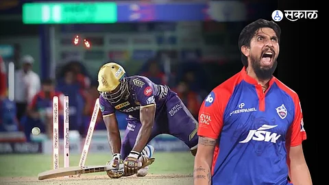 IPL 2024 हंगामातील सर्वात खतरनाक बॉल…. 35 वर्षाच्या इशांत शर्मानं रसेलला घालायला लावलं लोटांगण! Video Viral