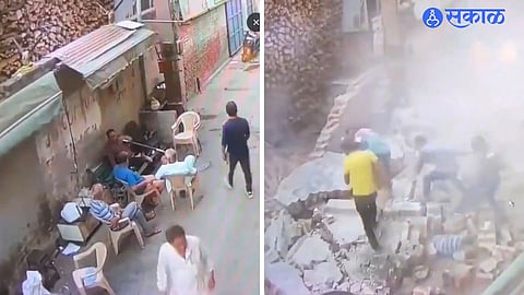 Four including a girl died after wall of cremation ground collapsed in Gurugram.