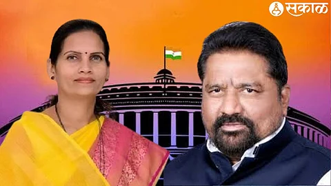 Harishchandra Chavan and Bharti Pawar