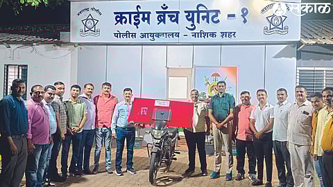 City Crime Branch Unit One team seized a stolen bike and laptop, mobile phone from the suspects.