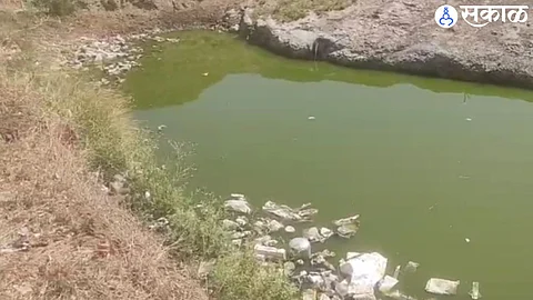 Puddle of stored water at Ramnagar