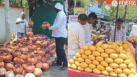 A large number of red pitchers have come in the market, and customers while buying pitchers.A large number of red pitchers have come in the market, and customers while buying pitchers.